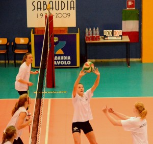 Münster (Bundesliga)_allenamento_palasport di Sabaudia_trofeo Mimmo Fusco_foto Bennani