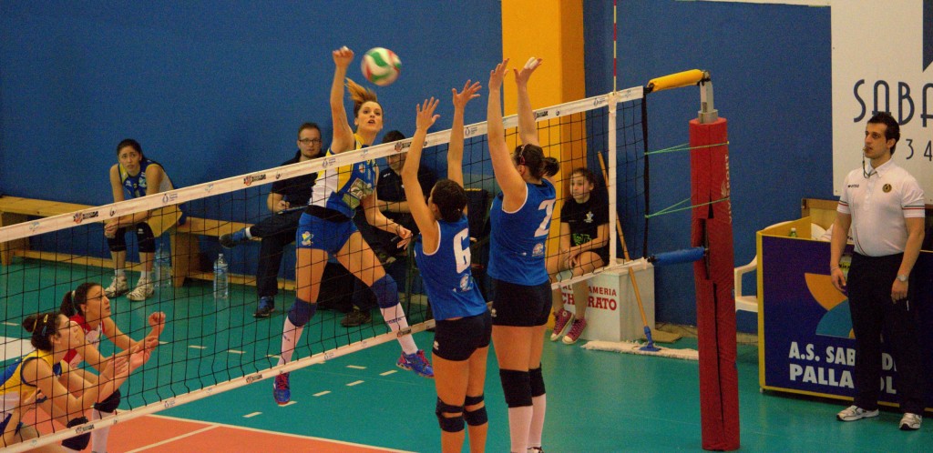 francesca_verona_attacco_Sabaudia_Volley Serramanna_1_3_foto Bennani