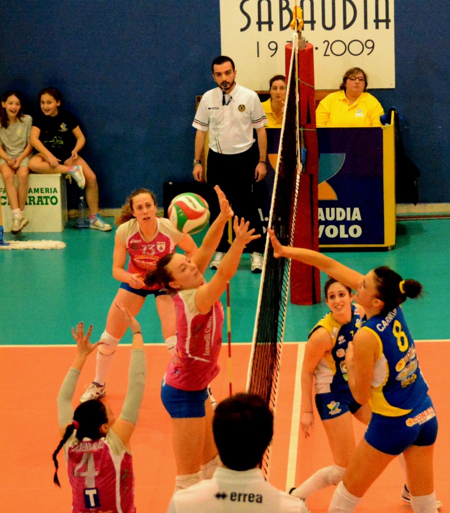 chiara_carminati_attacco centrale_Sabaudia_Volley Terracina_0_3_foto Bennani