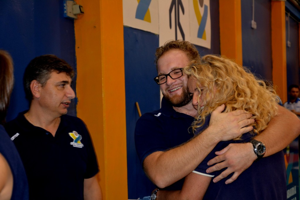 Daniela_Casalvieri_coach_Simone_Rossi_vice_esultanza_Sabaudia_Fondi_3_2_foto Bennani