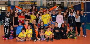 Chiara Carminati_Emanuela Papallo_mini volley_festa di Halloween_foto Bennani